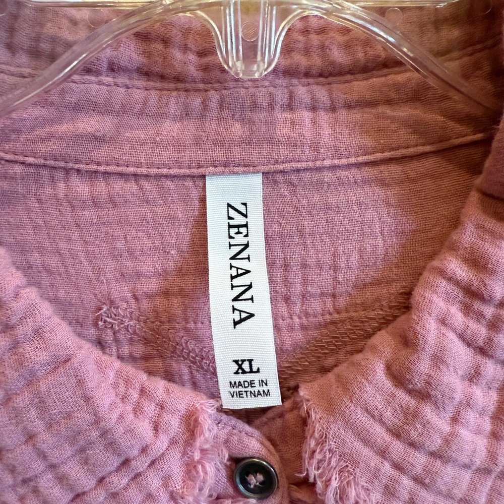 Pink Button-Up Shirt - Picture 3 of 3